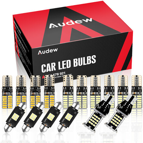 42PZ COLLEZIONE LAMPADINE LED Auto per Interni per Targa Mappa Cupola