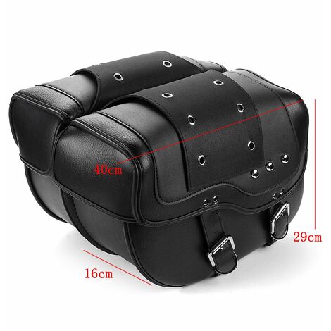 2x borsa da sella per moto borsa laterale per attrezzi da sella per Harley  Sportster XL883