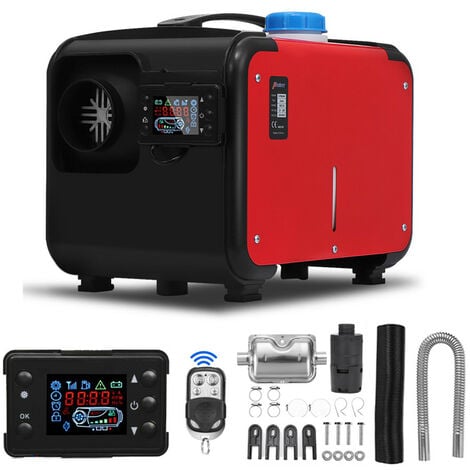 Riscaldatore Diesel 8KW, Riscaldatore da Parcheggio all in One con Monitor  LCD e Telecomando, Sbrinatore Portatile a Riscaldamento Rapido per Tenda,  Auto, Camper, Camion, Camper, Rimorchio, : : Auto e Moto