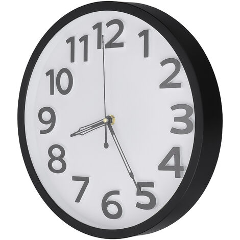 30 cm moderno grande orologio da parete senza ticchettio silenzioso numero  tondo quarzo decorazioni per la