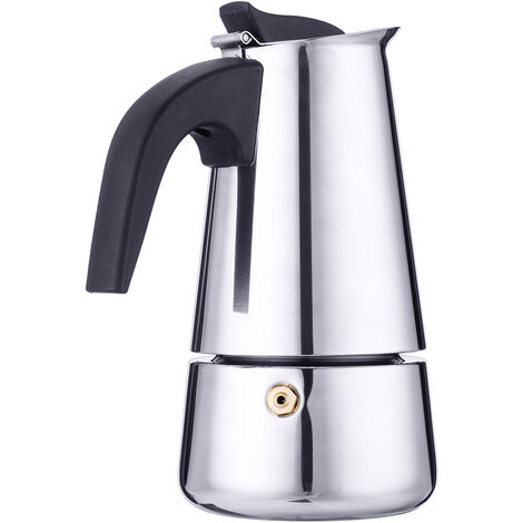 Godmorn Caffettiera Moka, Espresso in Acciaio INOX per Induzione –