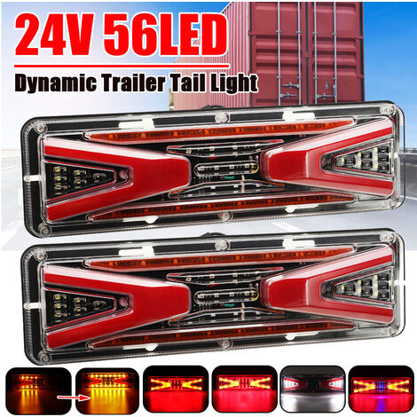 2PCS Fanali Posteriori LED Per Camion 12V-24V | Luci Stop, Frecce E Retromarcia - Impermeabili IP67 - Foto 10