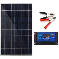 Kit Pannello Solare 10W Caricatore Doppio USB Campeggio 5V/12-18V Hasaki