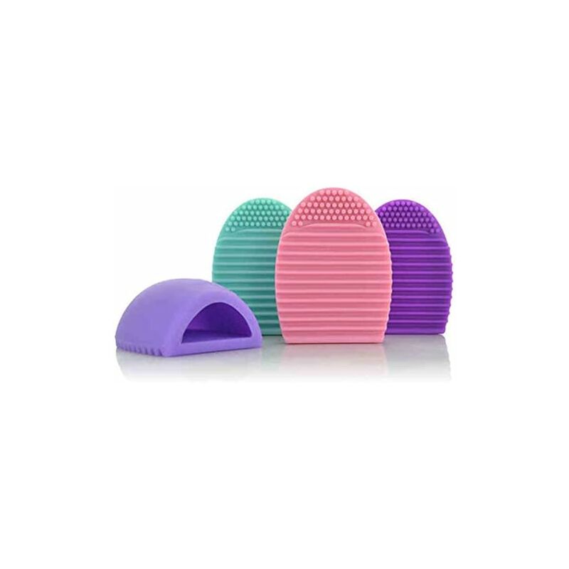 Silicone Pinceau Cosmétique Propre Oeuf Brosse De Nettoyage