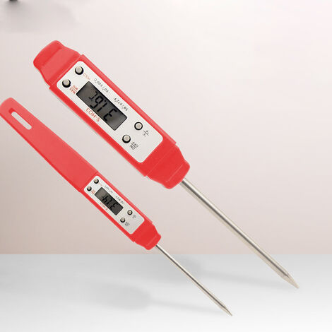 Thermomètre à viande pliable, Anti-brûlure, réutilisable, numérique,  pratique, testeur de température des aliments, accessoires de cuisine