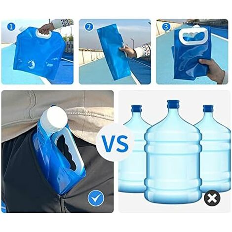 Bidon d'eau 20 l sans BPA avec robinet galvanisé Bidon d'eau potable :  : Sports et Loisirs