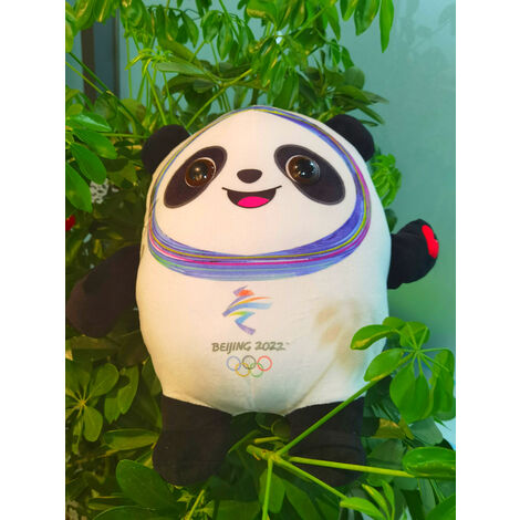 GELEI Bing Dwen Dwen Peluche Mascotte Olympique Panda Peluche Poupée Jouets 
