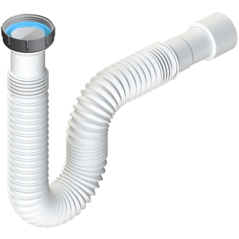 Tubo flessibile di scarico 63x300mm, acciaio inossidabile