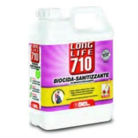 Biocida-Sanitizzante Per Impianti Termici "Long Life 710" Tanica 1 Lt.
