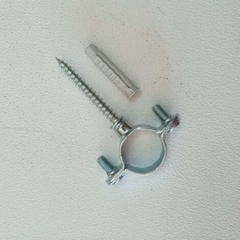 Collare reggitubo collarino zincato per fissaggio a muro tubo rame multistrato, scegli il formato 50mm 10pz