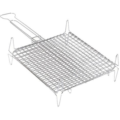 Graticola Griglia Arrosto  Bombata  Cm 40 X 45Con Piedi