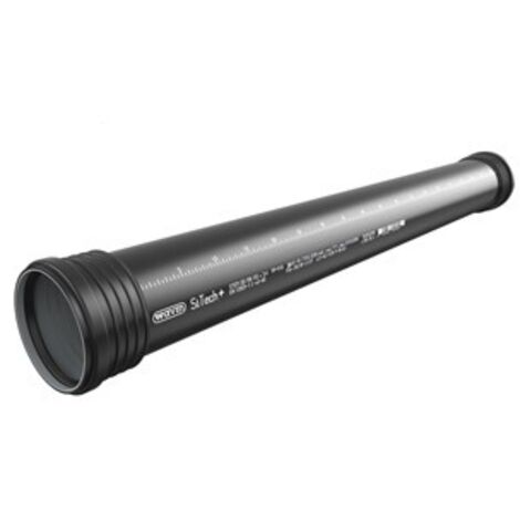 TUBO FONOISOLANTE CON DUE BICCHIERI STEM Ø 50 - cm 200