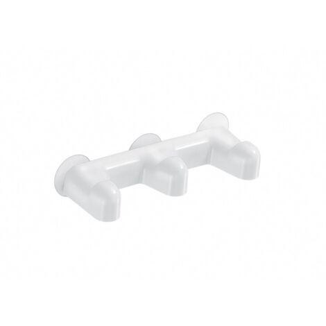 Appendiabiti triplo portasalviette asciugamani junior 8028 ventose viti - gedy (1/2)