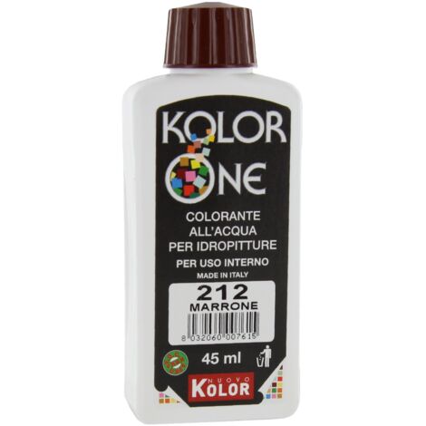 COLORANTE KOLOR ONE ML.45 N.212 MARRONE. Prezzo per 1 pezzo. (1/2)