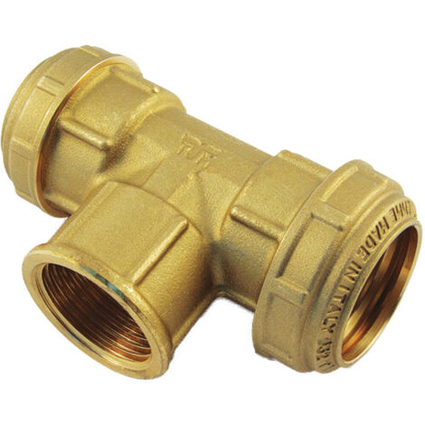 Raccordo A Tee Femmina Per Tubo Polietilene Pn 25 Tiemme 50X1"1/2X50