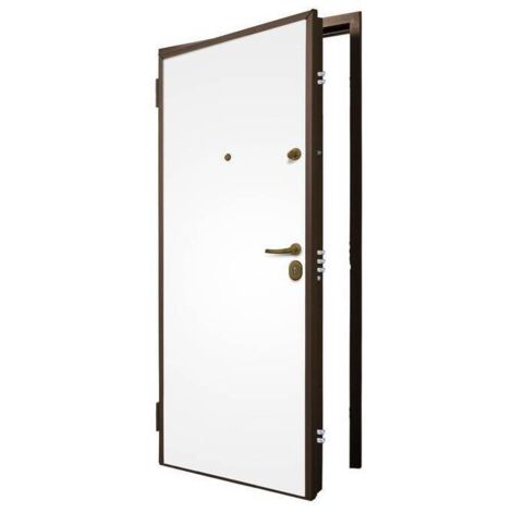 C PORTA BLINDATA C/CONTROT CL.3 BIANCO 90X210 DX