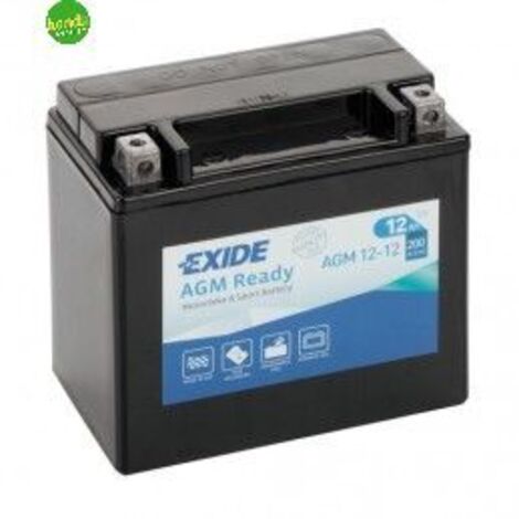 Batteria 12V - Exide Bike AGM Ready - 12 Ah - 200 ALampa