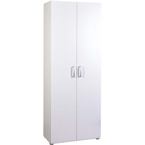 'ARMADIO MULTIUSO DUE ANTE LINEA ''ESPRESSO'' cm. 36 x 69,4 x h.181 - bianco' cm. 36 x 69,4 x h.181 - bianco