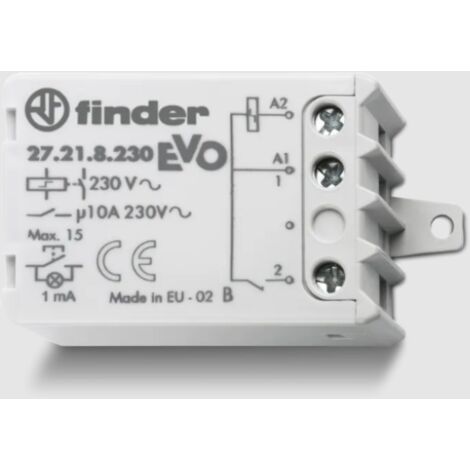 Relè a impulso Incasso Finder 27.21.8.230.0000 1 NA 230 V/AC 10 A 2300 VA 1 pz.