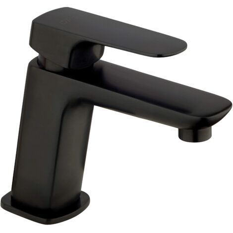 MONOCOMANDO LAVABO NOVE - Nero senza scarico (1/2)
