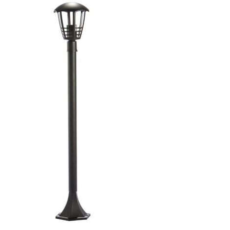 Lampione da esterno in alluminio Nero ETNA diametro 4 x h100 cm