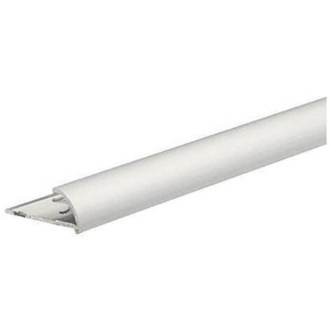 PROFILO 'JOLLY' PER RIVESTIMENTI TONDO IN ALLUMINIO H. 10 mm - satinato - 2,50 mt Q.TA 2,5