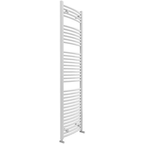 TERMOARREDO SCALDA SALVIETTE MOD. SAN REMO BIANCO CURVO - H 1703 L 500 (1/4)