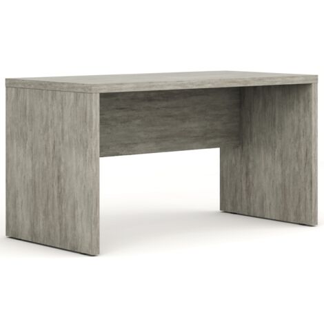 PRATICO SCRIVANIA 69X140XH74 CM CEMENTO (1/2)