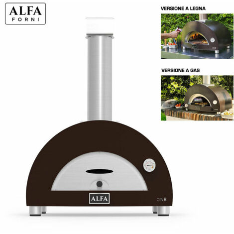 Forno per Pizza Portatile Acciaio da Esterno a Legna Gas Portable ONE Alfa Forni - Tipo di alimentazione: A gas