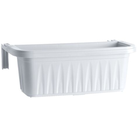 Balconetta Rettangolare 'Rondine' Cm 50X20Xh.18,5 - Lt.11 Bianco