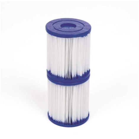 Filtro ricambio Bestway per pompe piscina 2006/3028 l/h, 2 pezzi mod.58094 (1/3)