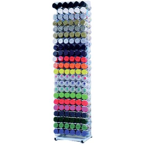 ESPOSITORE VUOTO PER SMALTO SPRAY 132 posti (1 pannello fisso) 132 posti (1 pannello fisso)