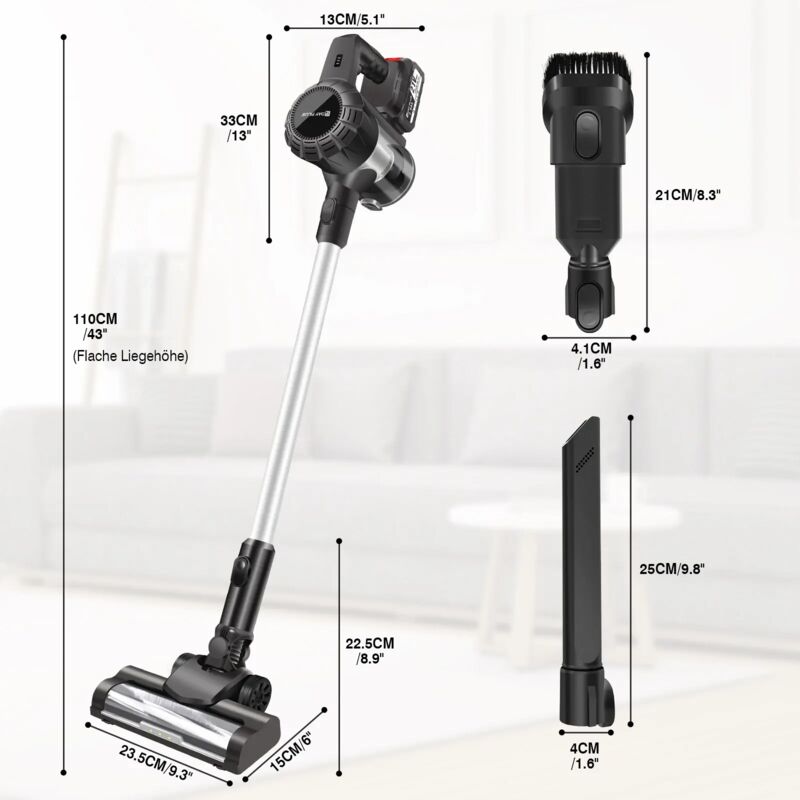Dayplus 30000pa Aspirateur sans fil 6IN1 avec fonction de balayage  Aspirateur  main