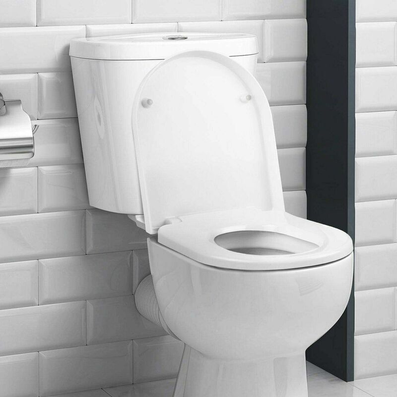 Moderne Abattant WC, abattant WC en forme de D, abattant WC avec