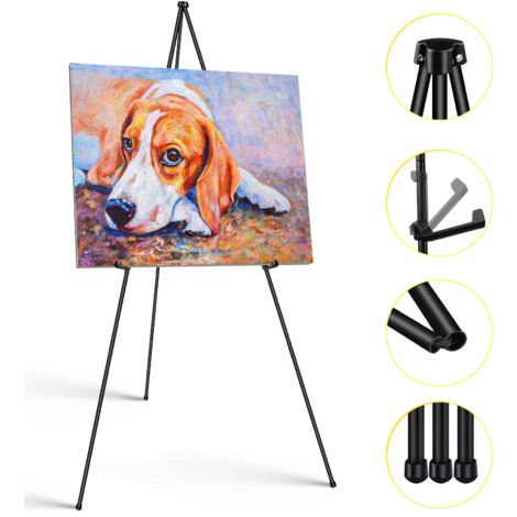 Nouveau 2024 Chevalet Support Studio Chevalets Dessin Peinture Support Pliant Art Wedding Display (1/4)