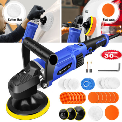 Kit Polissage Voiture 31 Pièces – Polisseuse Excentrique Professionnelle, Marque Denotip