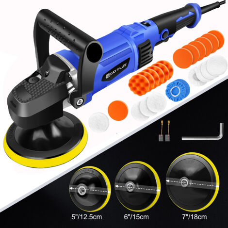Tampons de Polissage Mini 16 Pcs, Kits pour Polisseur de Détail Auto