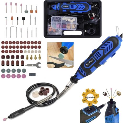 Multi-outil rotatif 135W avec vitesse variable 80pc Accessory Set DREMEL Compatible (1/4)
