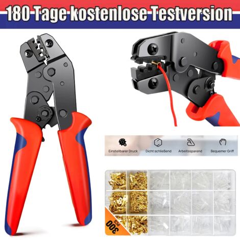 STAHLWILLE 6640 NEW Pince à sertir pour cosses de câbles non isolées et