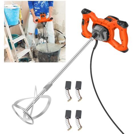 Malaxeur Électrique à Main 2600W Dayplus - 6 Vitesses Réglables Pour Béton, Mortier, Peinture - 230V