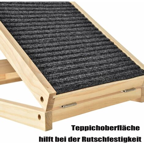 Rampe De Voiture Extra Longue, Pliable, Pour Grands Chiens, Avec Surface De Tapis Antidérapante, Portable Et Pliable, Pour Grands Chiens, 180 Cm De Long X 50 Cm De Large