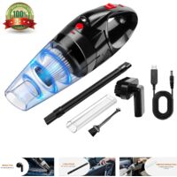 Aspirateur sans fil pour voiture Aspirateur à main Mini Power USB Rechargeable
