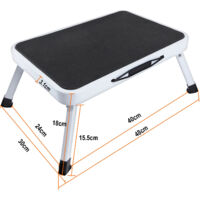 Escabeau pliant escabeau de camping pliable escabeau domestique escabeau de salle de bain