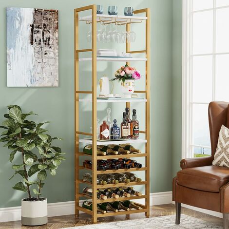 Honeycomb Wine Bottle Rack - White