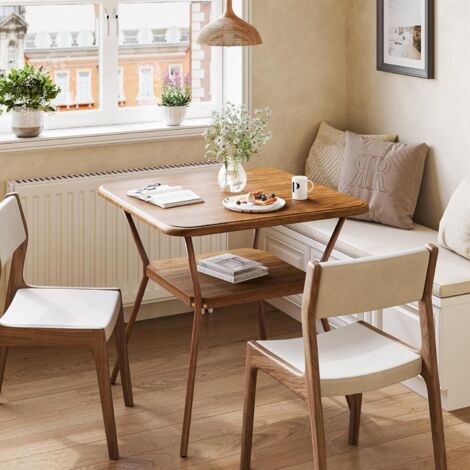 Tribesigns 31.5-Inch Square Dining Table for 2-4 People, Round Corners ...
