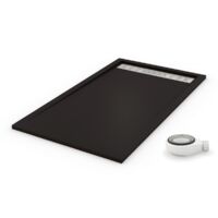 Piatto doccia Extra Slim PREMIUM Nero Ral 9005 90X160