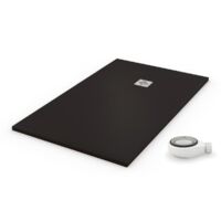 Piatto doccia Extra Slim NATURAL Nero Ral 9005 75x160