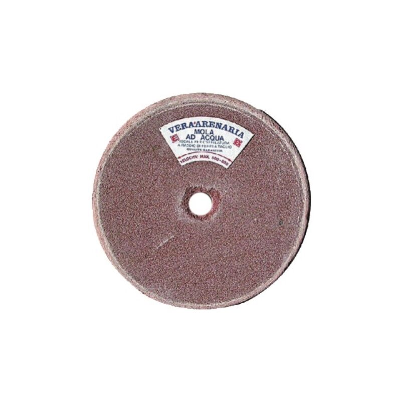 Mola Arenaria Ad Acqua - Diametro 200 Mm, Foro 20 Mm, Spessore 40 Mm, Per Affilatura Professionale