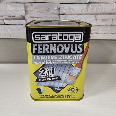 Saratoga Fernovus Lamiere Zincate 750ml Grigio Metallizzato