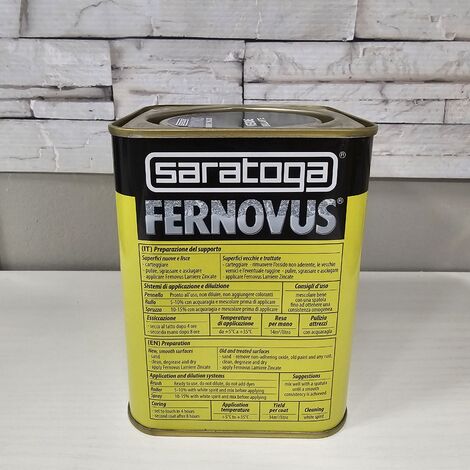 FERNOVUS LAMIERE ZINCATE 750 ML. - COLORE VERDE BRILLANTE